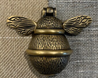 Solid Brass Bumble Bee Door Knockers Etsy