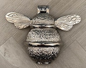 Brass Bumble Bee Door Knocker - Nickel Finish