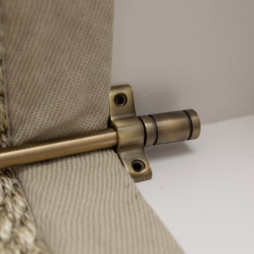 Renovators Supply Smooth Bright Brass Stair Carpet Rod Tubing - 1/2" OD X 36" Long (Model 17404)