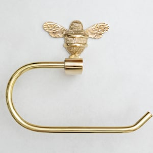 Brass bee Towel Rail - Toilet stand, roll holder, towel ring, toothbrush holder - Solid brass bathroom towel rail holder