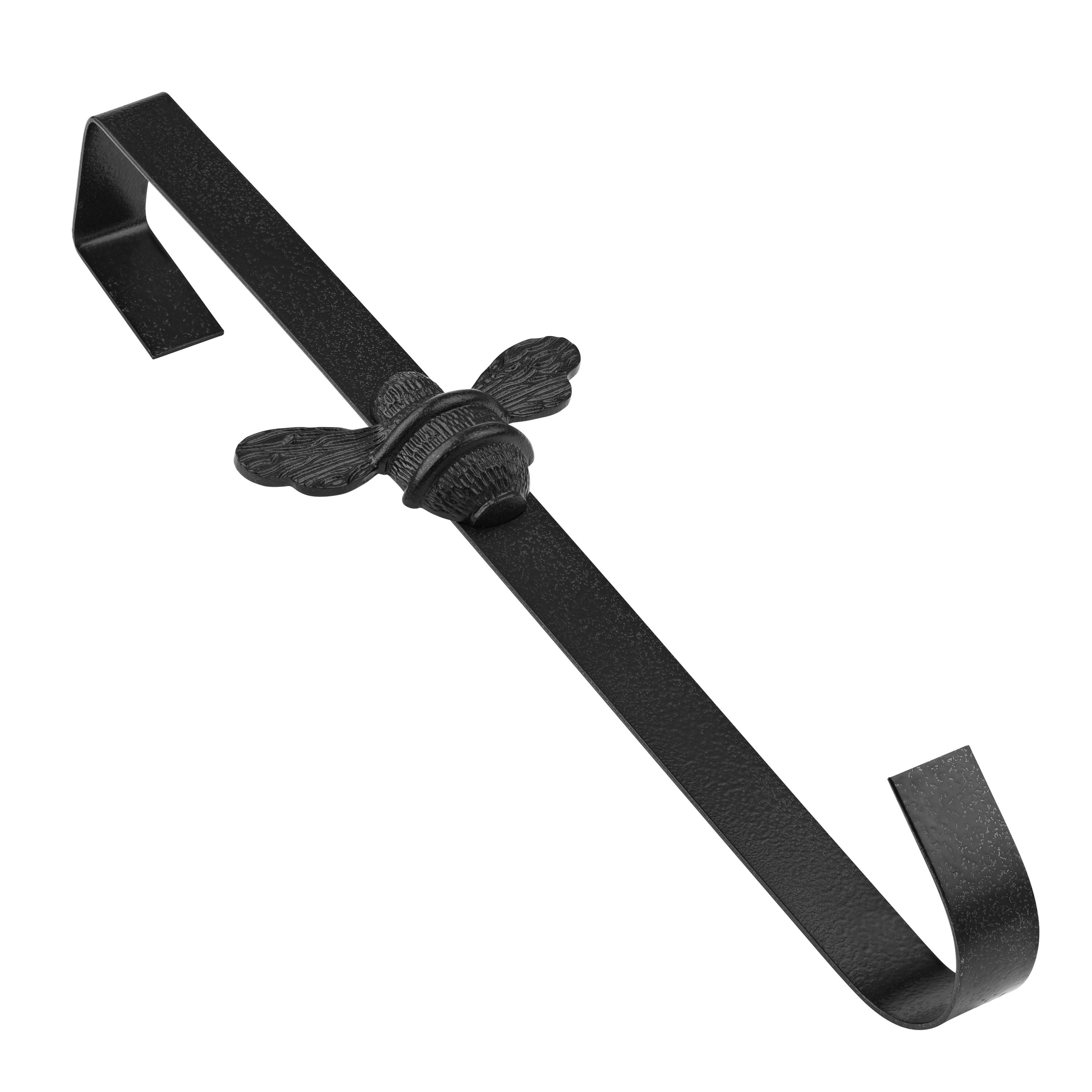 Brass Bee Wreath Hanger, Over The Door Wreath Hook - View #14