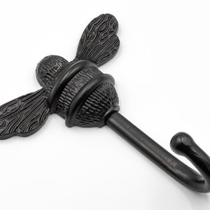 Solid Iron Bee Coat Hook | Decorative Wall Hooks