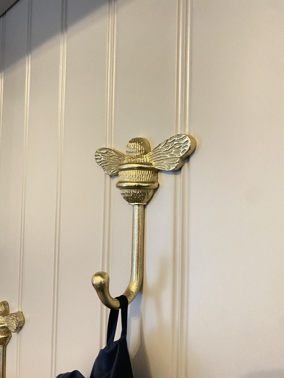 Franklin Brass Coat and Hat Hook with Round Base, Togo