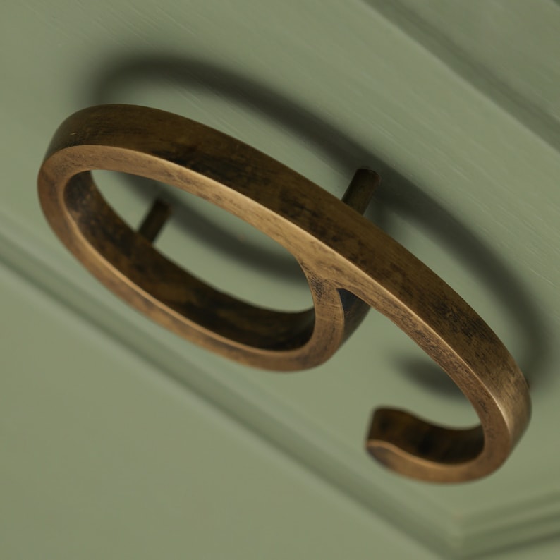 Premium Floating Plain House Numbers in Heritage Finish 0-9 Modern Brass Door Numbers Signage Plaque Street Home Address Numbers