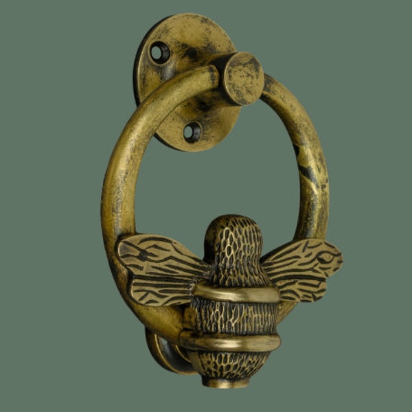 Antique Brass Door Knocker - Etsy