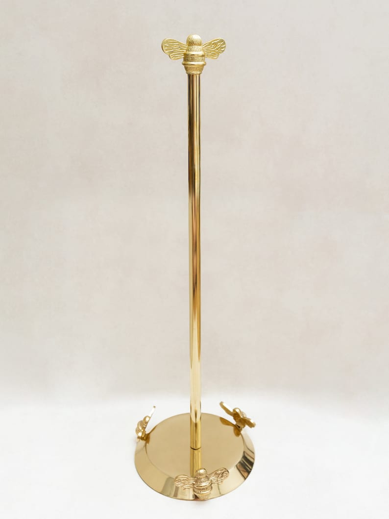 Brass bee Towel Ring - Toilet stand, roll holder, towel ring, toothbrush holder - Solid brass bathroom towel rail holder