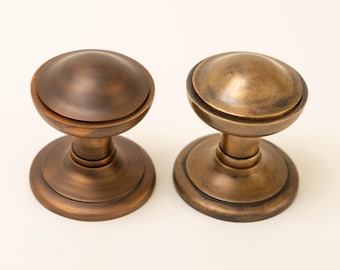 Imperial Dome Solid Brass Centre Door Knob