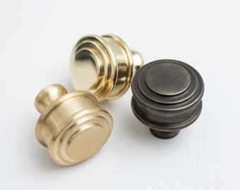 Solid Brass Kitchen Pull Handles & Knobs | Kitchen handles with borders | bedroom furniture - Solid Brass Cabinet pulls