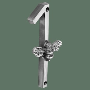 Brass bee House Number Sign 5 inch (13 cm) Modern Door Numbers Signage Plaque Street Home Address Numerals