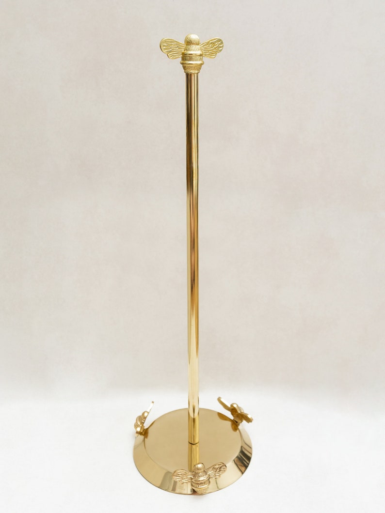 Brass bee Towel Rail - Toilet stand, roll holder, towel ring, toothbrush holder - Solid brass bathroom towel rail holder
