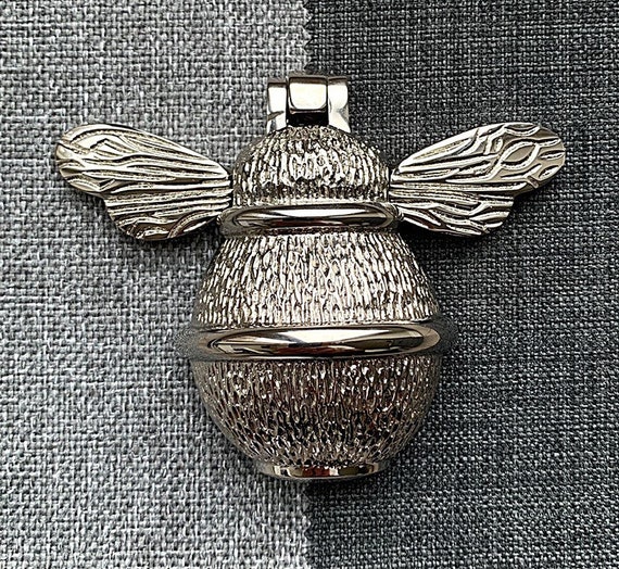 Solid Brass Bumble Bee Door Knocker In Nickel Finish Etsy