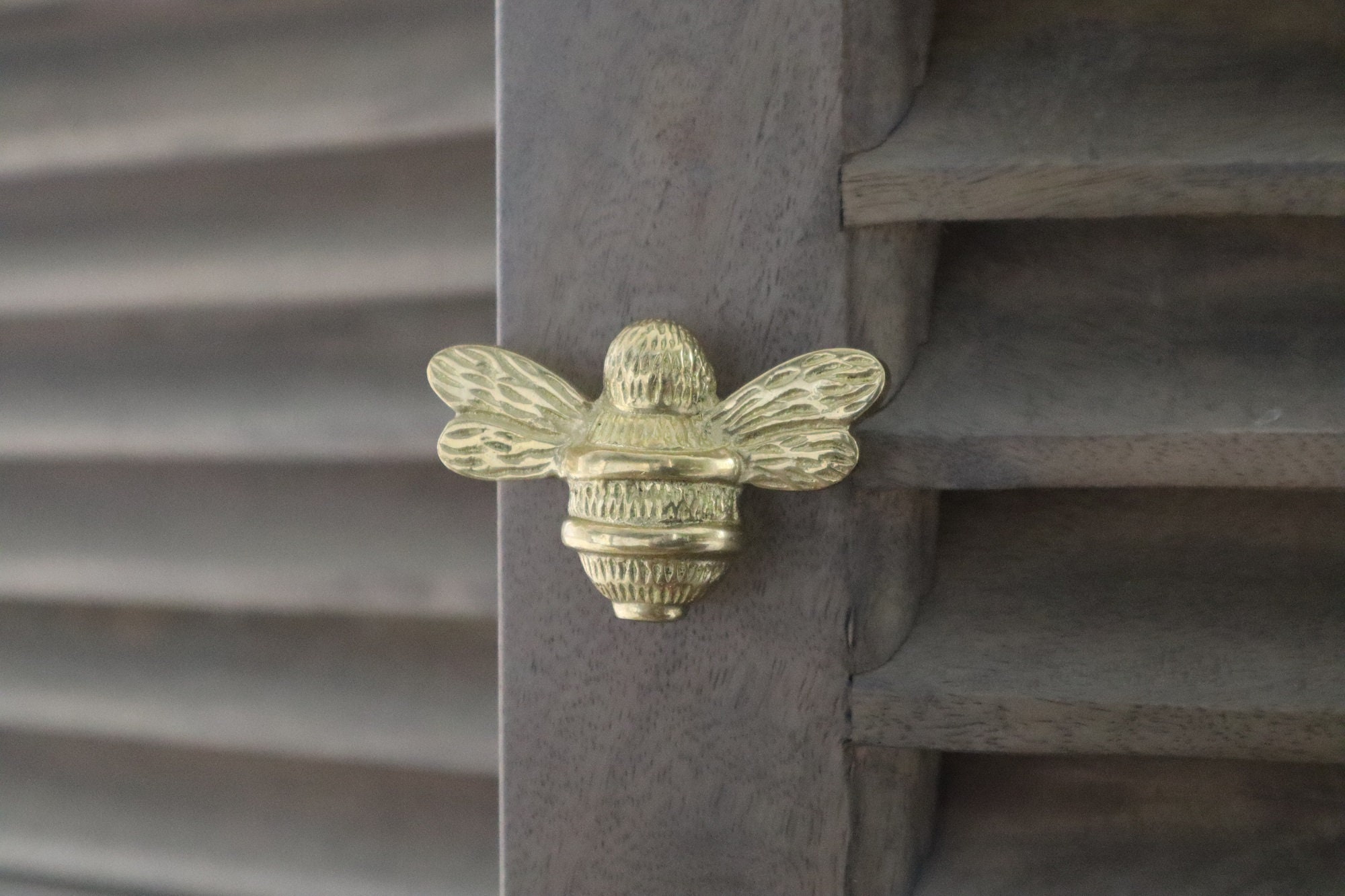 Brass Bee Bumblebee Drawer Knob Drawer Handle knob Etsy