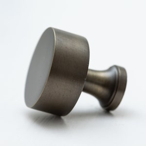 Solid Brass Round Plain Knob | Pull Handles & Knobs | Kitchen handles  | Bedroom Furniture - Solid Brass Cabinet pulls