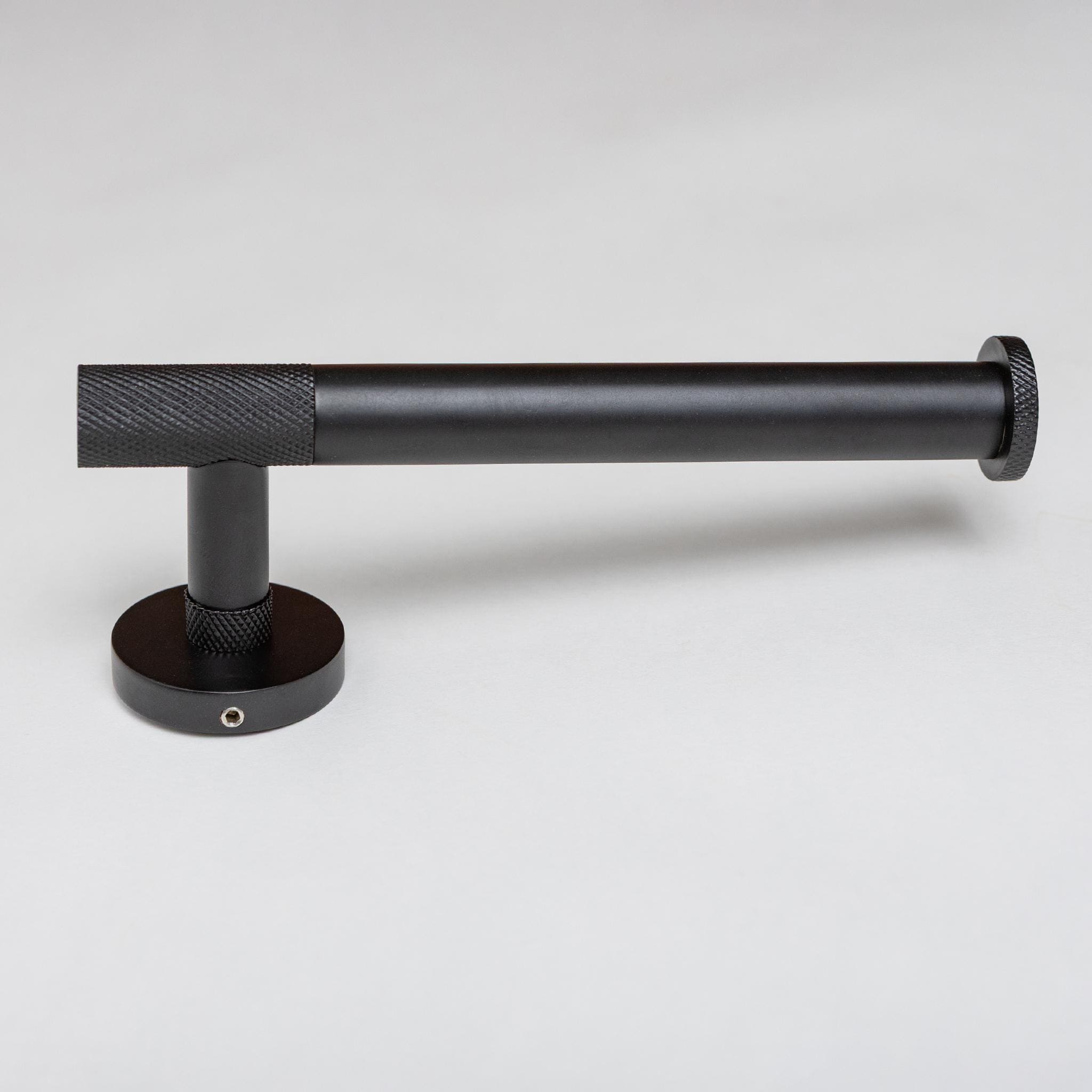Toilet Paper Holder With Shelf, Extended Base Wall Mounted Marble Toilet Roll Holder Black For Bathroom Washroom - View #4