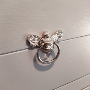 Bee Ring Drawer Pulls Drawer Knob | Bee Drawer Handle Solid Brass | Bee Cabinet knob | Cupboards Doors Cabinets & Drawers wardrobe