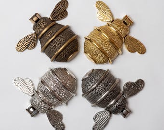 Brass Queen Bee Door Knocker – Premium Front Door Hardware