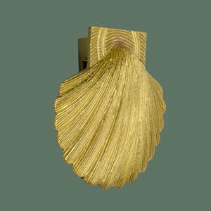 Brass Bee Door Knocker - Gold - Brass Finish - Solid Brass Shell Door Knocker - Door Knockers by Brass Bee