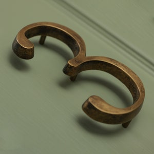 Premium Floating Plain House Numbers in Heritage Finish 0-9 Modern Brass Door Numbers Signage Plaque Street Home Address Numbers