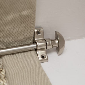 Stair Rods Carpet Runners With Mushroom Finial Ends | Brass bee Nickel, Brass Finish, Antique Brass | High-Quality Stainless Steel Stair