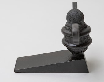 Brass Bee Door Stop Wedge | Heavy Cast Iron Doorstop