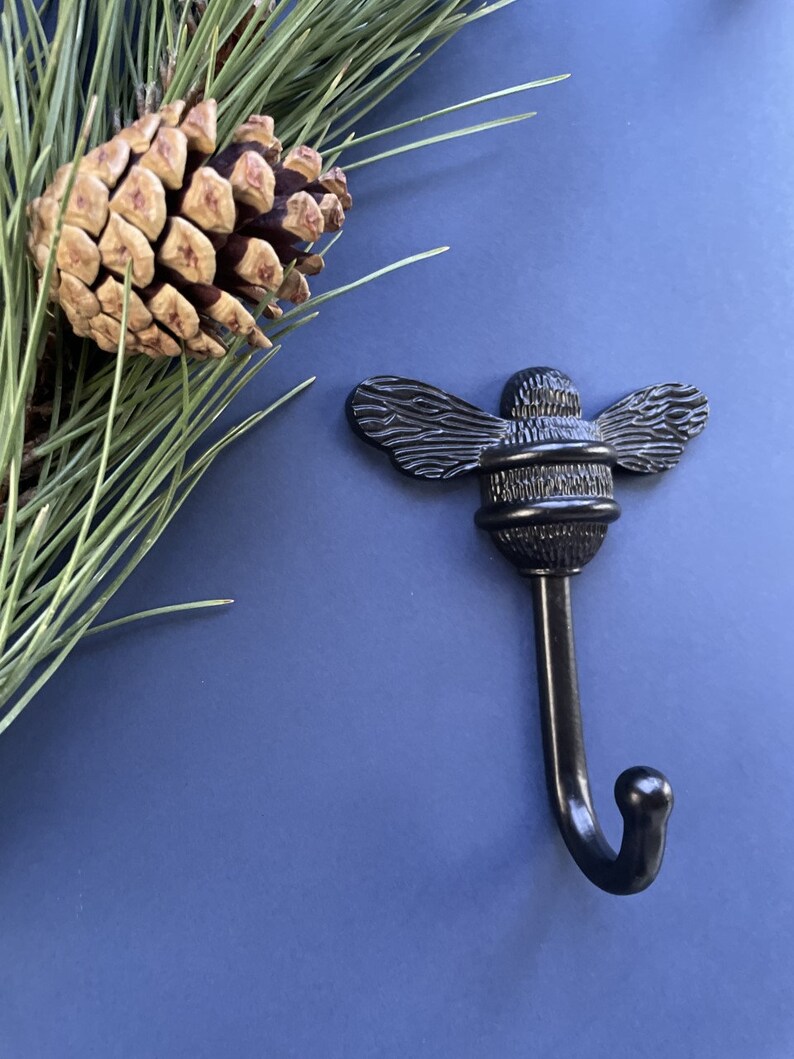 Brass Bee Coat Hook Towel Hook Wall Mounted Wall Hooks Etsy UK