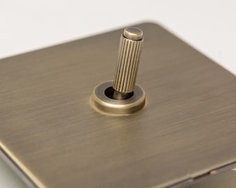 Antique Brass Light Switch | Toggle, Dimmer & Socket Collection