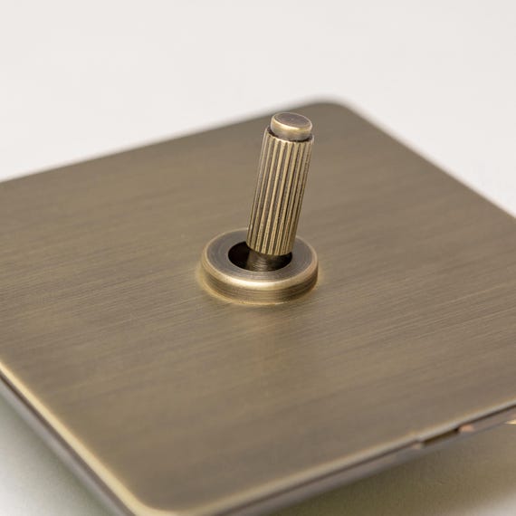Antique Brass Light Switch | Toggle, Dimmer & Socket Collection