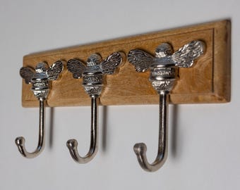 Wooden Hook Rack - 17 hook combinations available