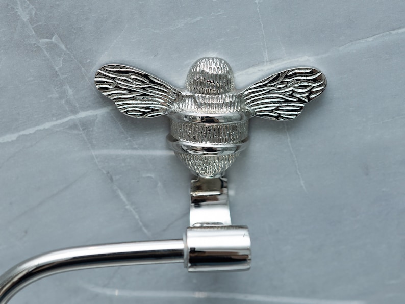 Brass bee Towel Rail - Toilet stand, roll holder, towel ring, toothbrush holder - Solid brass bathroom towel rail holder