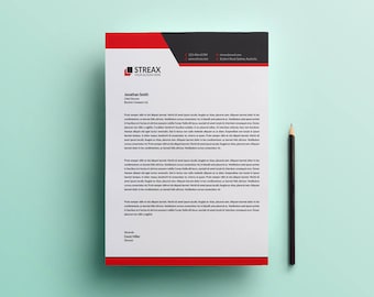 digital letterhead etsy