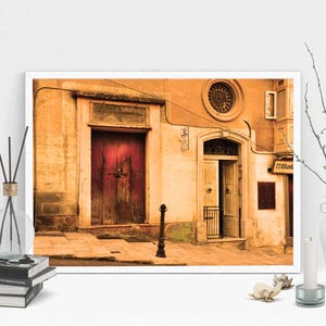 Old Door Photography Print, Wall Art, Sepia Print, Printable Art, Instant Digital Download Print
