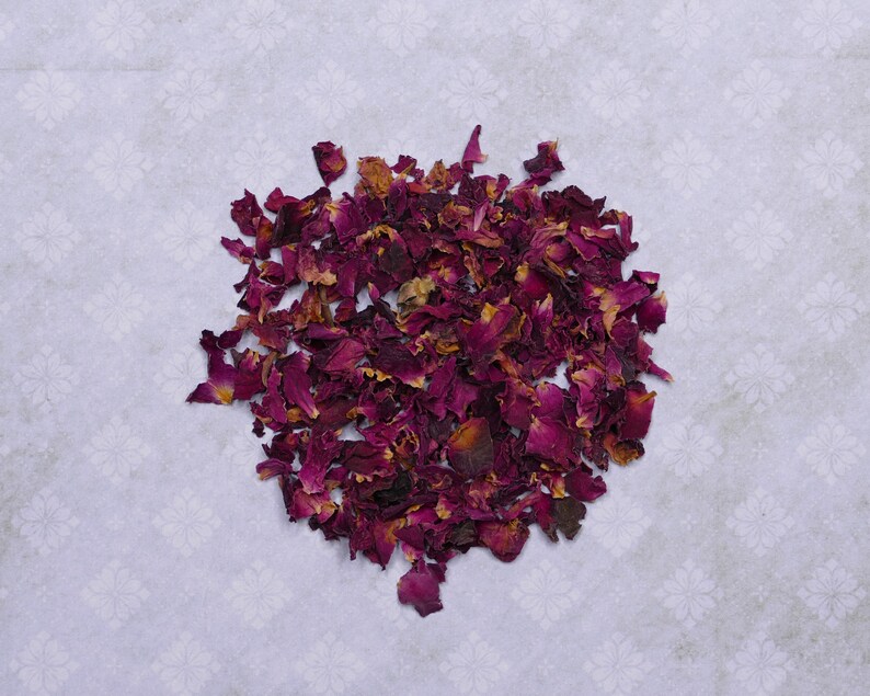 Rose Petals Deep Pink Apothecary Herbalism Witchcraft Etsy UK