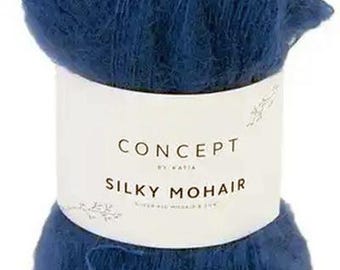 Filato Katia Silky Mohair • Morbido e lussuoso • Gomitolo da 25 g