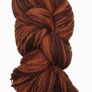Kauni EP knitting wool yarn gradiants brown, 100% wool image 1