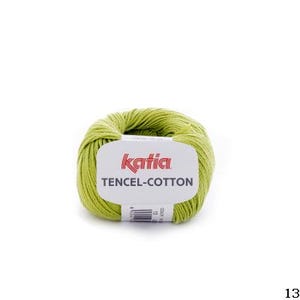 Katia Tencel-Baumwolle no. 16 himbeerrot, Sommergarn, Lyocell und Baumwolle