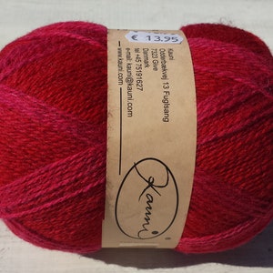 Kauni EGL knitting wool yarn orange red pink multicolour image 6