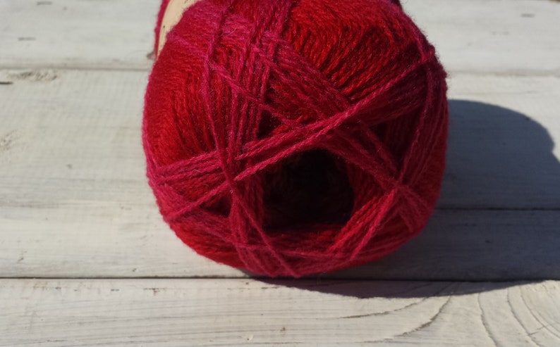 Kauni EGL knitting wool yarn orange red pink multicolour image 7