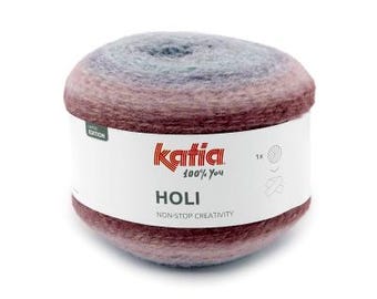 Filato multicolore effetto peluche Katia Holi