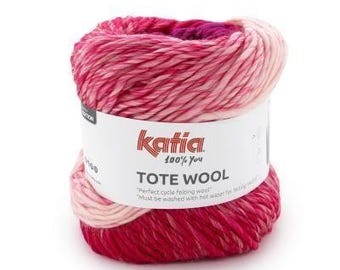 Filato singolo sfumato Katia Tote Wool