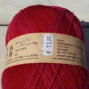 Kauni EGL knitting wool yarn orange red pink multicolour image 5