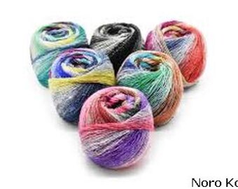 Filato Noro Koma – Filato sfumato 100% lana – Maglia e uncinetto – Lana giapponese di prima qualità