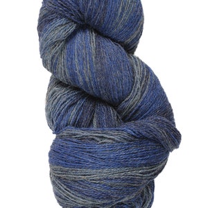 Kauni ES blue - grey knitting wool, knitting yarn, 100% wool