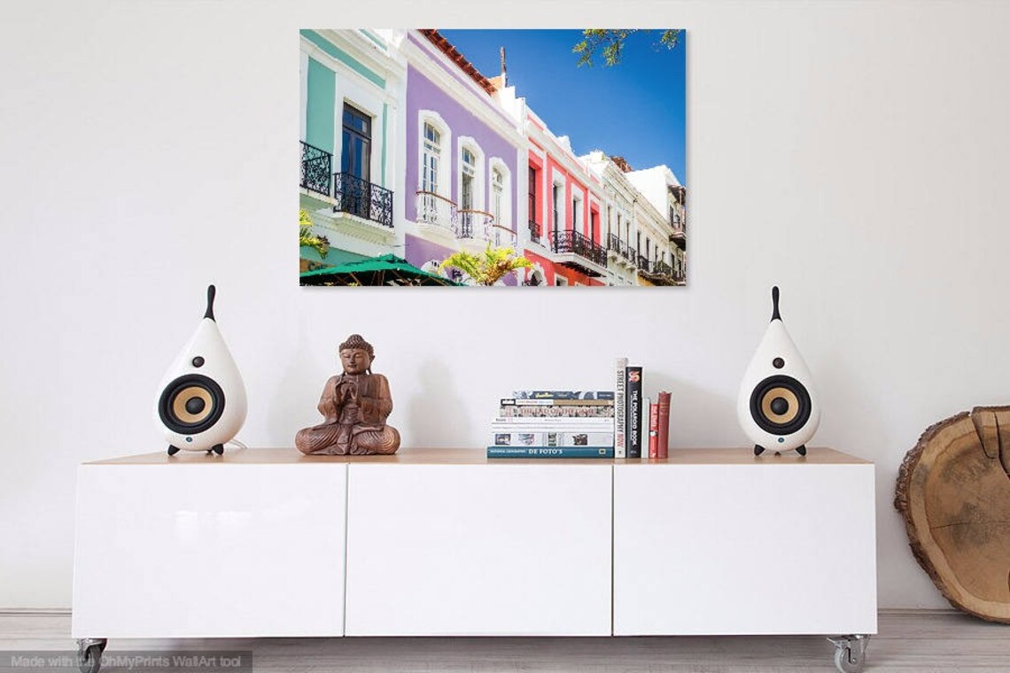 Old San Juan Colorful Houses Photo Print Puerto Rico Color | Etsy