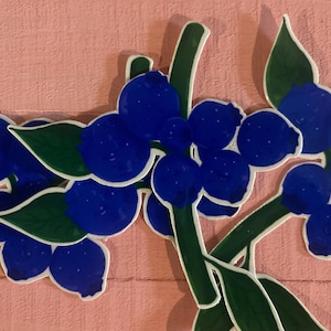 Blueberry sticker