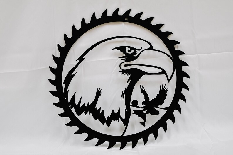 Eagle Saw Blade Wall Art Etsy