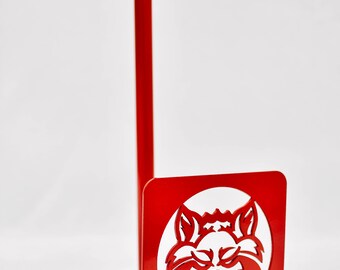 Red Wolf Paper Towel Holder