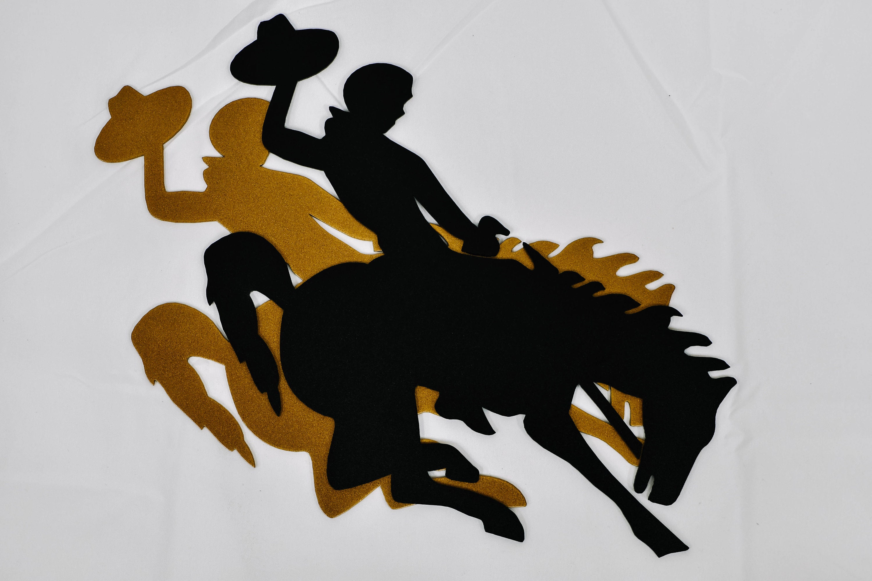 Small Cowboy Metal Art Etsy