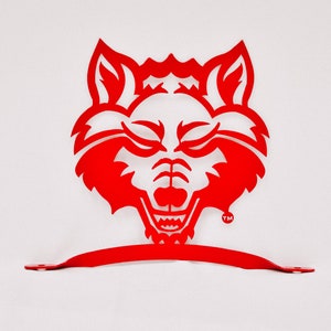 Red Wolf Mailbox Topper - Small