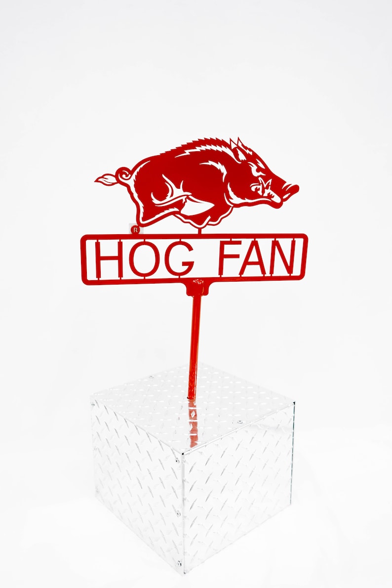 Metal Razorback Sign Razorback