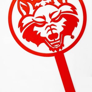 Red Wolf Mailbox Flag - Etsy